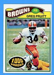 Greg Pruitt Football Cards 1977 Topps Prices