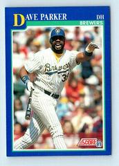 Dave Parker Baseball Cards 1991 Score Prices