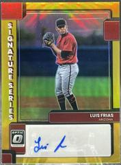 Luis Frias [Gold] #SIGS-LF Baseball Cards 2022 Panini Donruss Optic Signature Series Prices