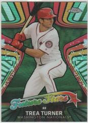 Trea Turner [Green Refractor] #FS-9 Baseball Cards 2017 Topps Chrome Future Stars Prices