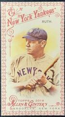 Babe Ruth [Mini Red Border] #20 Baseball Cards 2014 Topps Allen & Ginter Prices