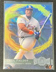 CECIL FIELDER #57 Baseball Cards 1996 Metal Universe Prices