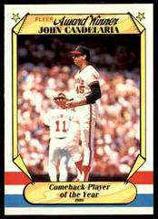 John Candelaria #5 Baseball Cards 1987 Fleer Award Winners Prices