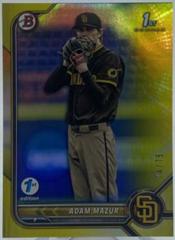 Adam Mazur [Yellow] #BD-4 Baseball Cards 2022 Bowman Draft 1st Edition Prices