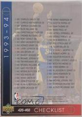 Checklist 426-510 #510 Basketball Cards 1993 Upper Deck Prices