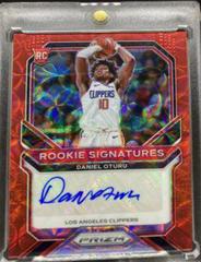 Daniel Oturu [Choice Prizm] Basketball Cards 2020 Panini Prizm Rookie Signatures Prices