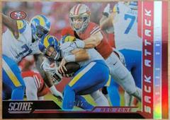 Nick Bosa [Red Zone] #1 Football Cards 2023 Panini Score Sack Attack Prices
