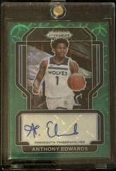 Anthony Edwards [Choice Green Prizm] #SG-AEW Basketball Cards 2021 Panini Prizm Signatures Prices
