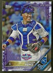 Salvador Perez [Catcher Gear] #OD-128 Baseball Cards 2016 Topps Opening Day Prices