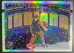 Bennedict Mathurin [Winter] Basketball Cards 2022 Panini Hoops Rookie Greetings Prices
