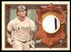 Gleyber Torres #AGRA-GT Baseball Cards 2022 Topps Allen & Ginter Relics A Prices