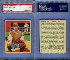 Cliff Bolton #47 Baseball Cards 1935 Diamond Stars Prices