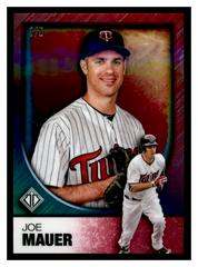 Joe Mauer [Red Refractor] #32 Baseball Cards 2023 Topps Transcendent Prices