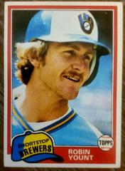 Robin Yount Baseball Cards 1981 Topps Prices