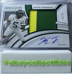 Kayvon Thibodeaux [Emerald] #PP1 Football Cards 2022 Panini Immaculate Collegiate Premium Rookie Patch Autographs Prices
