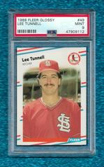 Lee Tunnell #49 Baseball Cards 1988 Fleer Glossy Prices
