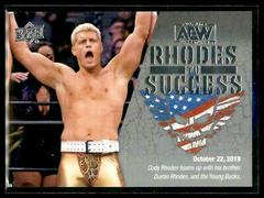 Cody Rhodes Wrestling Cards 2021 Upper Deck AEW Rhodes to Success Prices