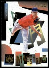 Shane Bieber #M-12 Baseball Cards 2022 Panini Diamond Kings Maestros Prices