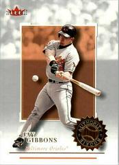 Jay Gibbons Baseball Cards 2001 Fleer Authority Prices