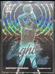Anthony Edwards [Holo Fast Break] #12 Basketball Cards 2022 Panini Donruss Optic Lights Out Prices