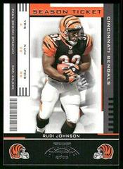 Rudi Johnson Football Cards 2005 Playoff Contenders Prices