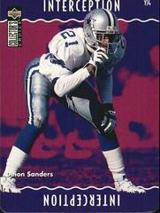 Deion Sanders Football Cards 1996 Collector's Choice Update You Make the Play Prices