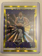 Luka Doncic [Yellow] #25 Basketball Cards 2023 Panini Donruss Franchise Features Prices