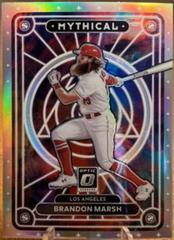 Brandon Marsh [Holo] Baseball Cards 2022 Panini Donruss Optic Mythical Prices