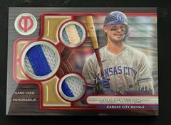 Bobby Witt Jr. [Red] #TTR-BW Baseball Cards 2024 Topps Tribute Triple Relic Prices