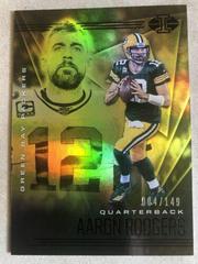 Aaron Rodgers [Yellow] #4 Football Cards 2020 Panini Illusions Prices