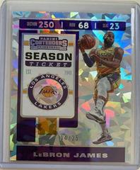 LeBron James [Cracked Ice] #70 Basketball Cards 2019 Panini Contenders Prices