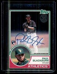 Paul Blackburn [Black] #PB Baseball Cards 2018 Topps 1983 Baseball Autographs Prices
