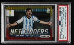 Lionel Messi [Yellow and Red Pulsar] Soccer Cards 2014 Panini Prizm World Cup Net Finders Prices