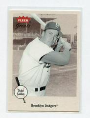 Duke Snider #83 Baseball Cards 2002 Fleer Greats Prices