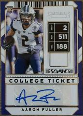 Aaron Fuller [Autograph] #323 Football Cards 2020 Panini Contenders Draft Picks Prices