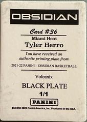 Tyler Herro #36 Basketball Cards 2021 Panini Obsidian Volcanix Prices