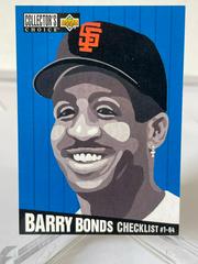Barry bonds Baseball Cards 1994 Collector's Choice Prices