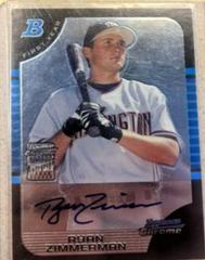 Ryan Zimmerman [Autograph] #178 Baseball Cards 2005 Bowman Chrome Draft Picks Prices