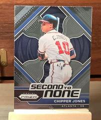 Chipper Jones [Silver] #SN12 Baseball Cards 2023 Panini Prizm Second to None Prices