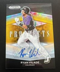 Ryan Vilade [Autograph Gold Prizm] #P-RV Baseball Cards 2021 Panini Prizm Draft Picks Prospects Prices
