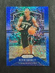 Kevin Garnett [Blue Shimmer] Basketball Cards 2019 Panini Prizm Prices