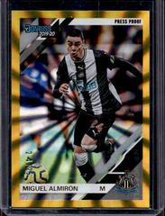 Miguel Almiron [Donruss Premier League Press Proof Gold Laser] Soccer Cards 2019 Panini Chronicles Prices