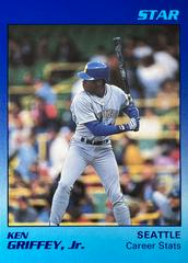 Ken Griffey Jr. [Career Stats White Back] Baseball Cards 1989 Star Griffey Jr Prices