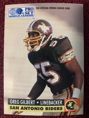 Greg Gilbert Football Cards 1991 Pro Set Wlaf Inserts Prices