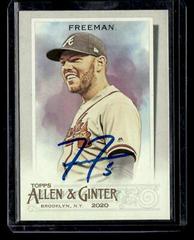 Freddie Freeman [X] #47 Baseball Cards 2020 Topps Allen & Ginter Prices