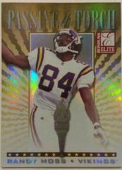 Randy Moss #18 Football Cards 1999 Panini Donruss Elite Passing the Torch Prices