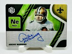 Archie Manning [Neon] #SS-AMA Football Cards 2021 Panini Elements Steel Signatures Prices