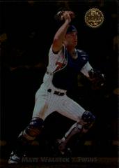 Matt Walbeck Baseball Cards 1994 Leaf Gold Rookies Prices