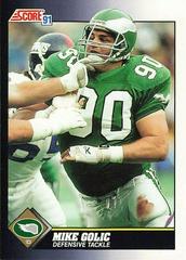 Mike Golic Football Cards 1991 Score Prices