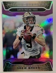 Drew Brees [Purple] #RB-DB Football Cards 2019 Panini Certified Record Breakers Prices